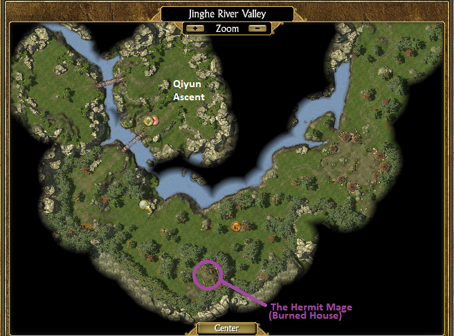 The Hermit Mage Map Locations
